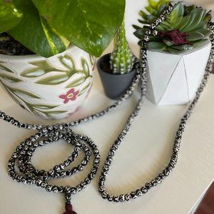 Necklace/Mala Bone Om Mani Padme Hum